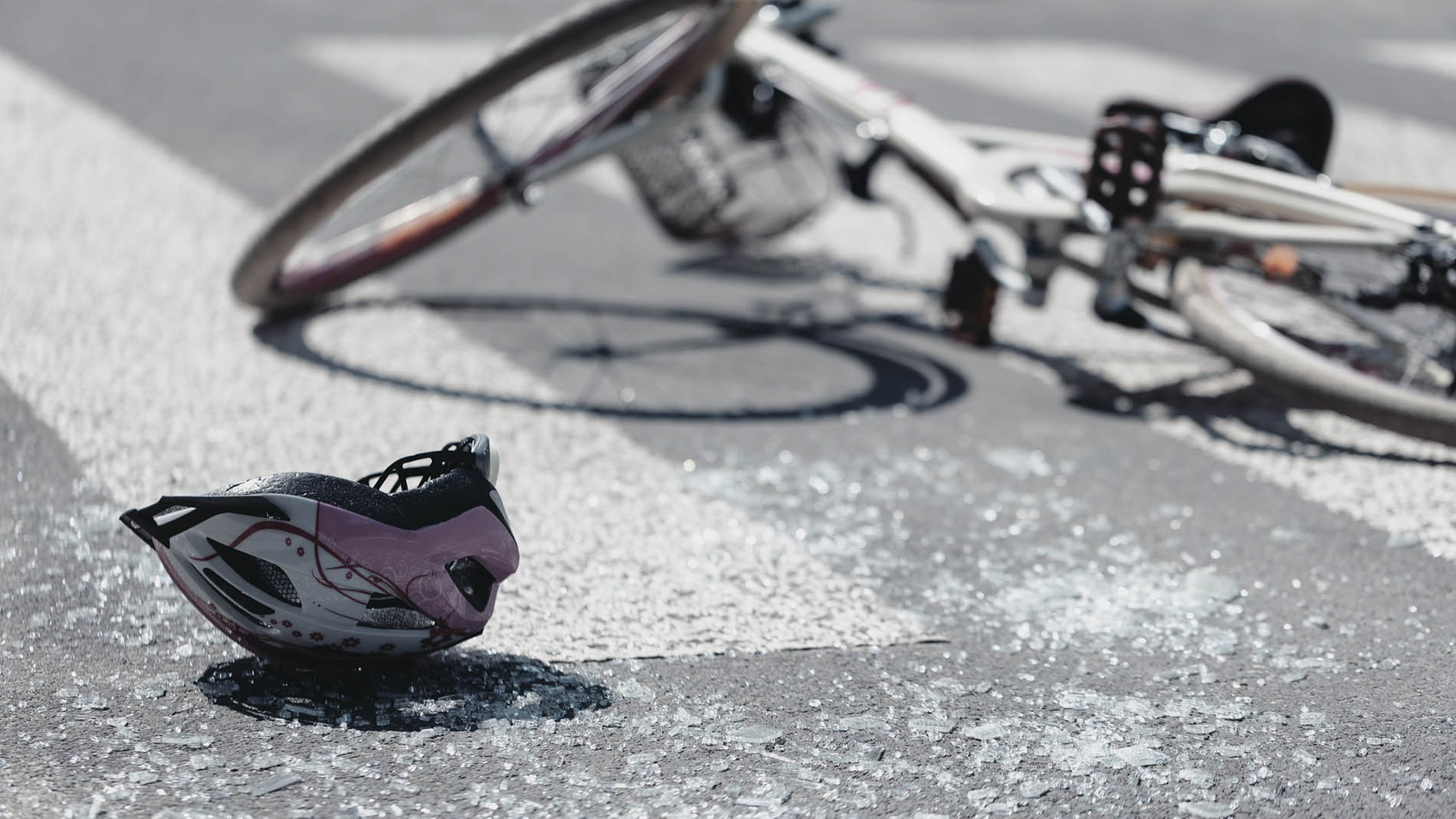 Image - scene of bicycle crash